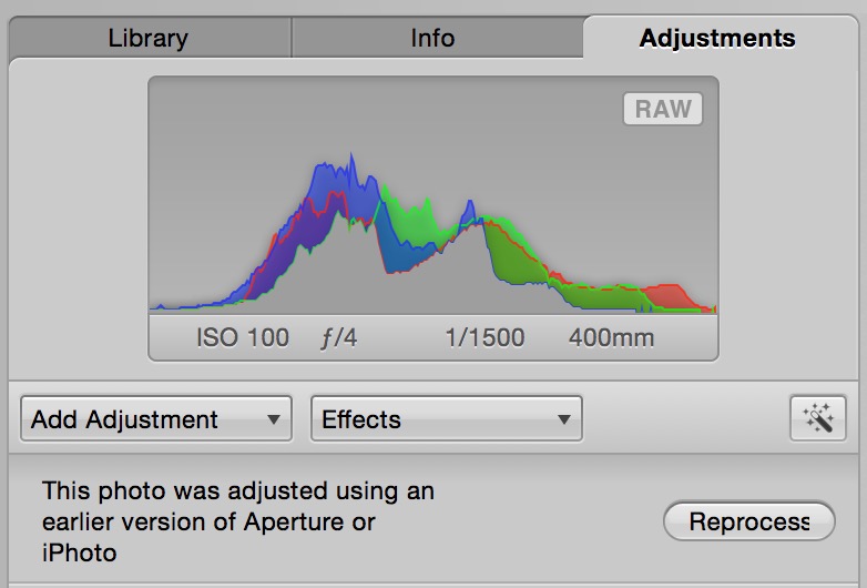 Option to Reprocess a RAW File