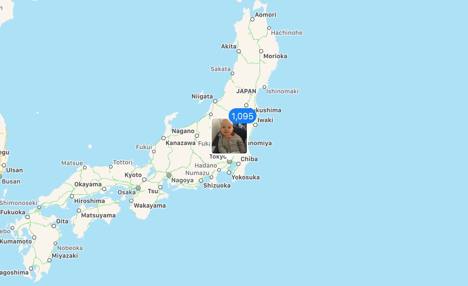 Photos on the Places map of Japan